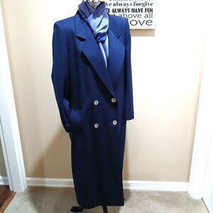 VINTAGE Midi Winter Coat - 100% Virgin Wool
